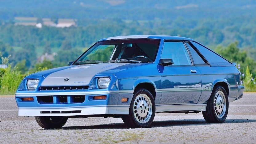 Blue 1985 Dodge Charger