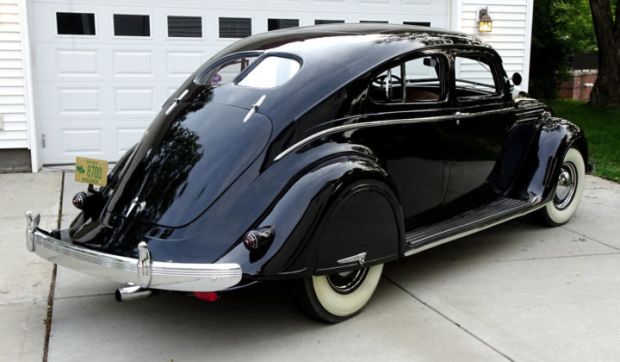 One of 230 Final-Year Coupes: 1937 Chrysler C-17 Airflow