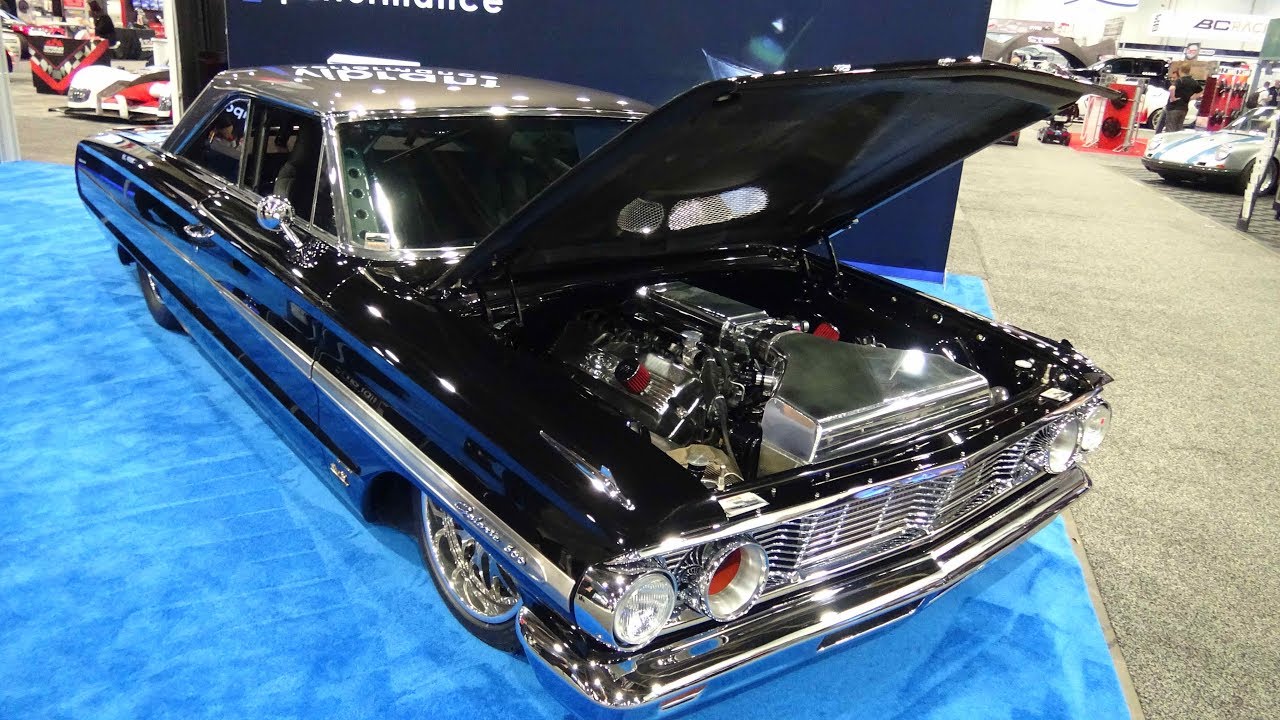 1100 HP Twin Turbo 1964 Ford Galaxie at SEMA 2017 - YouTube