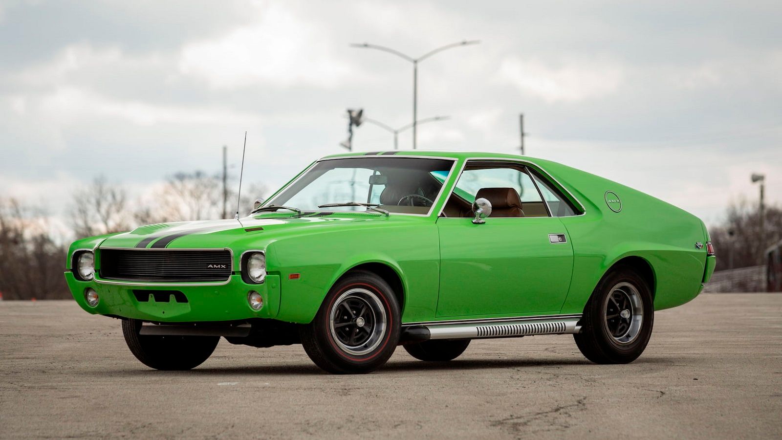 A parked 1969 AMC AMX California Special