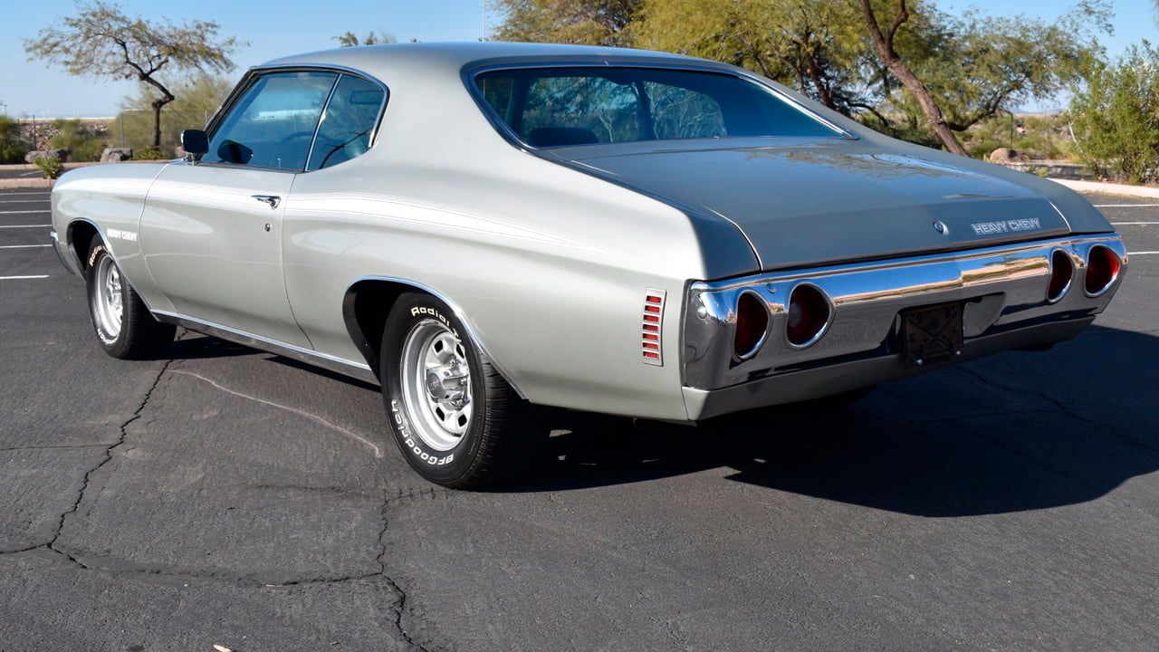 A parked 1972 Chevrolet Chevelle Heavy Chevy 