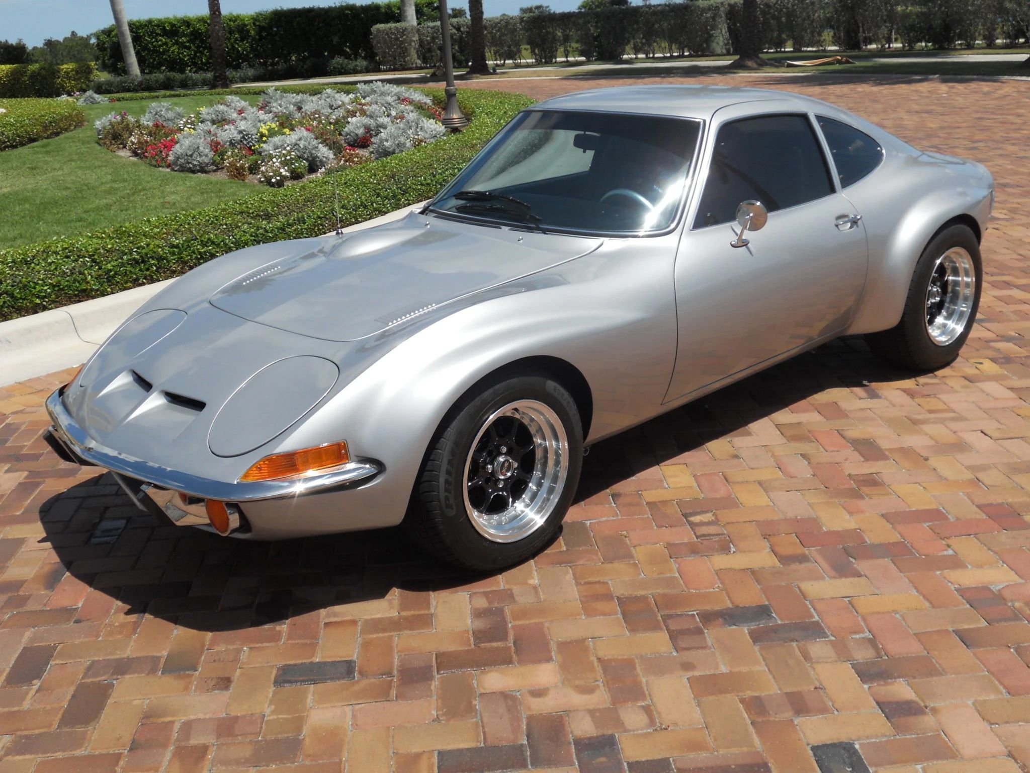 Silver 1972 Opel GT