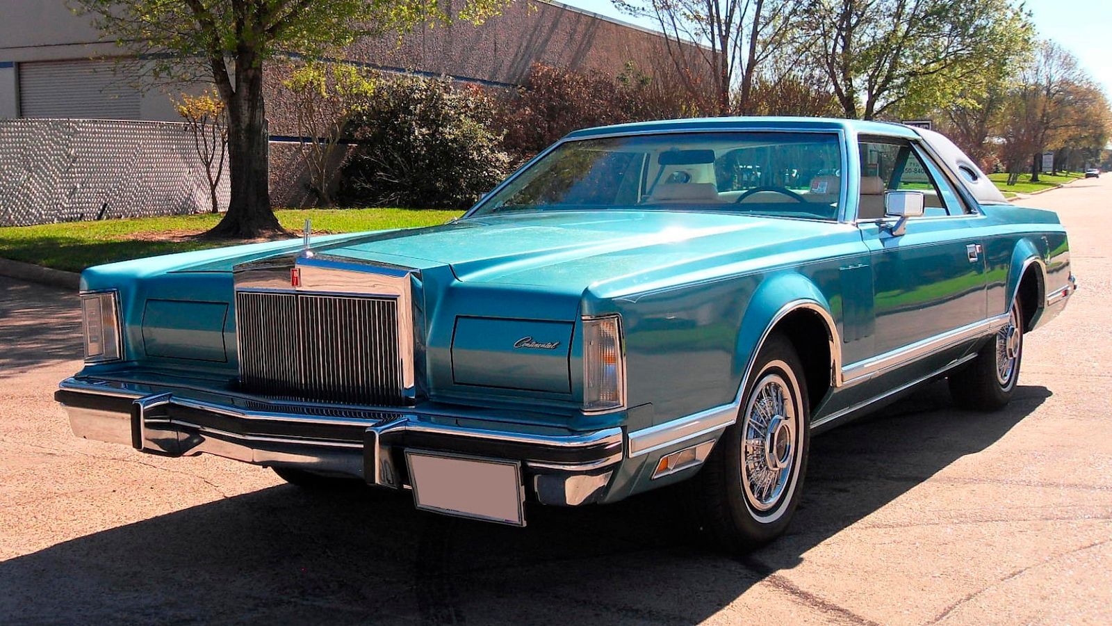 A parked 1979 Lincoln Mark V