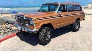 A parked 1983 Jeep Wagoneer Limited