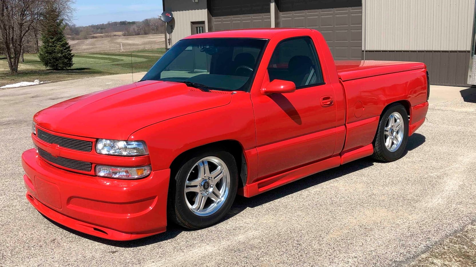 A parked 2000 Chevy Silverado