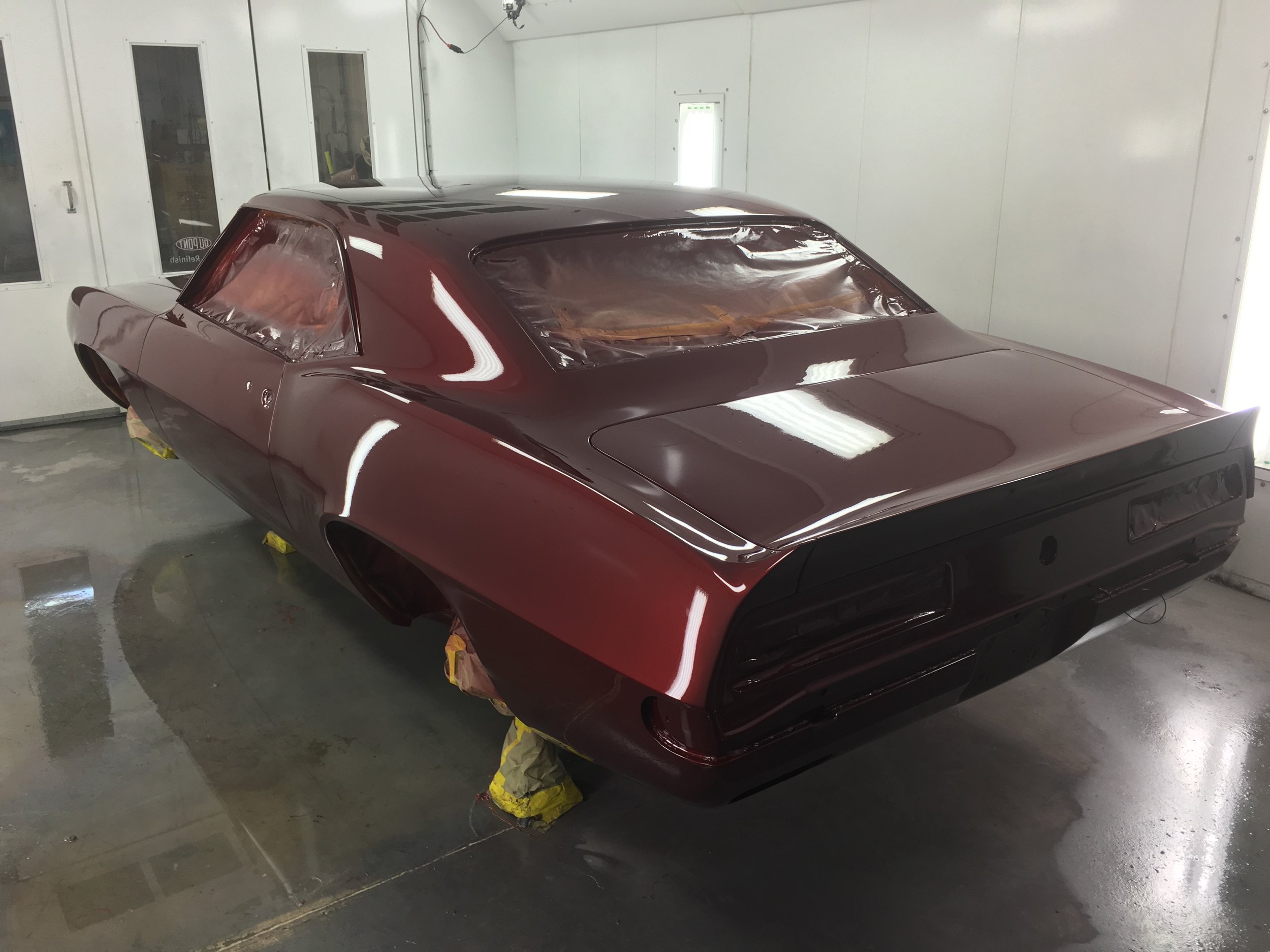 1969 Chevy Camaro - In the Paint Booth