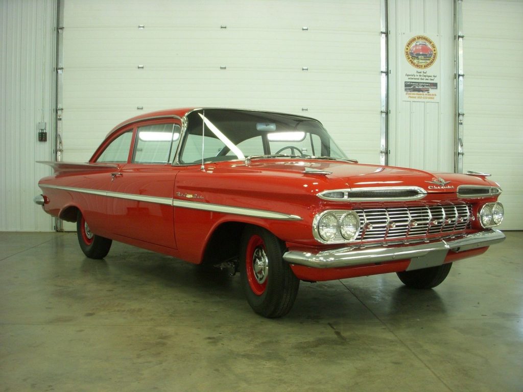 1959 Chevrolet Bel Air/150/210 1959 Chevrolet Bel-Air. RPO 576, tri-power,  348 ci. NASCAR engine, 4 speed 2022 2023