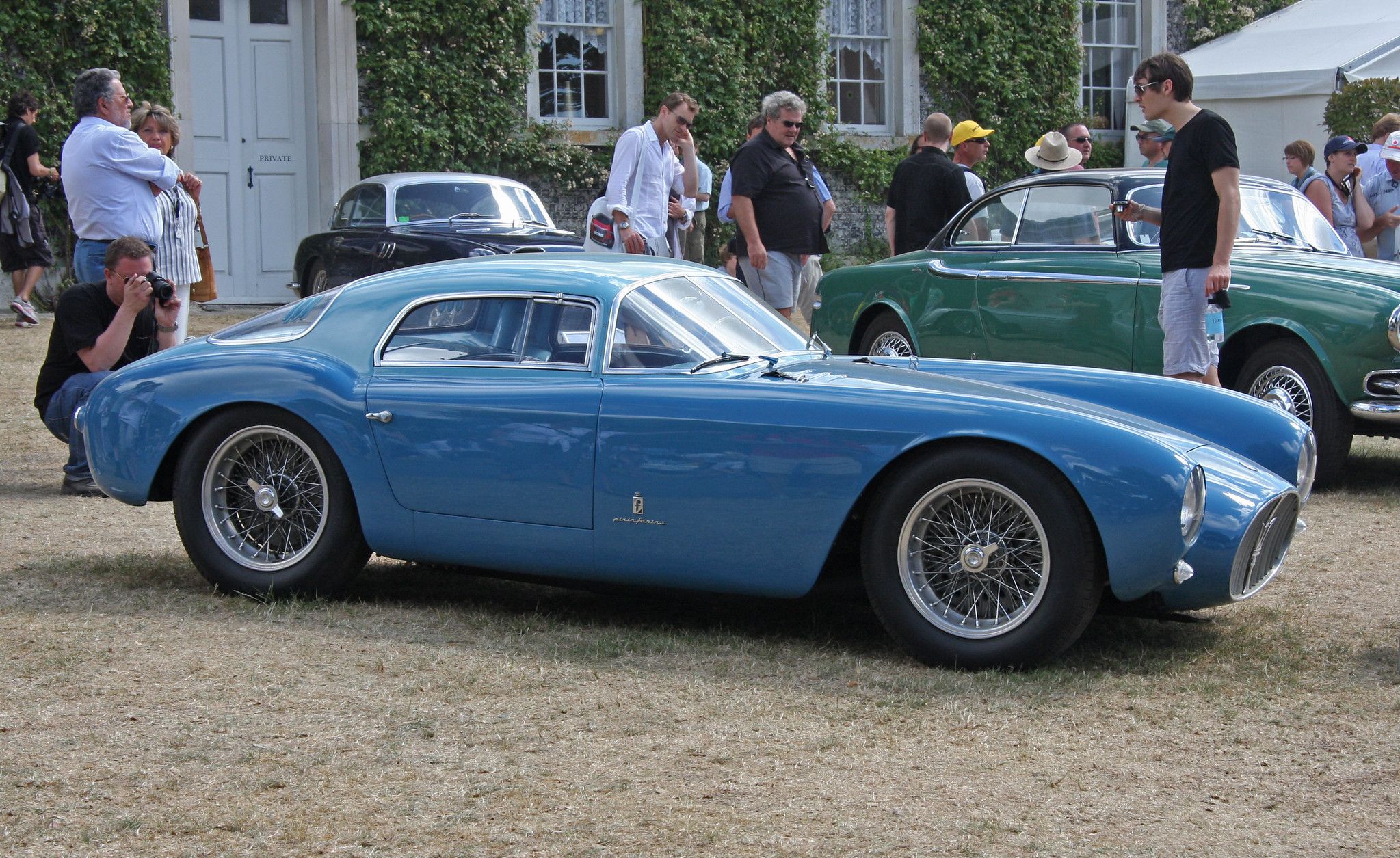 Blue Maserati A6GCS Berlinetta 