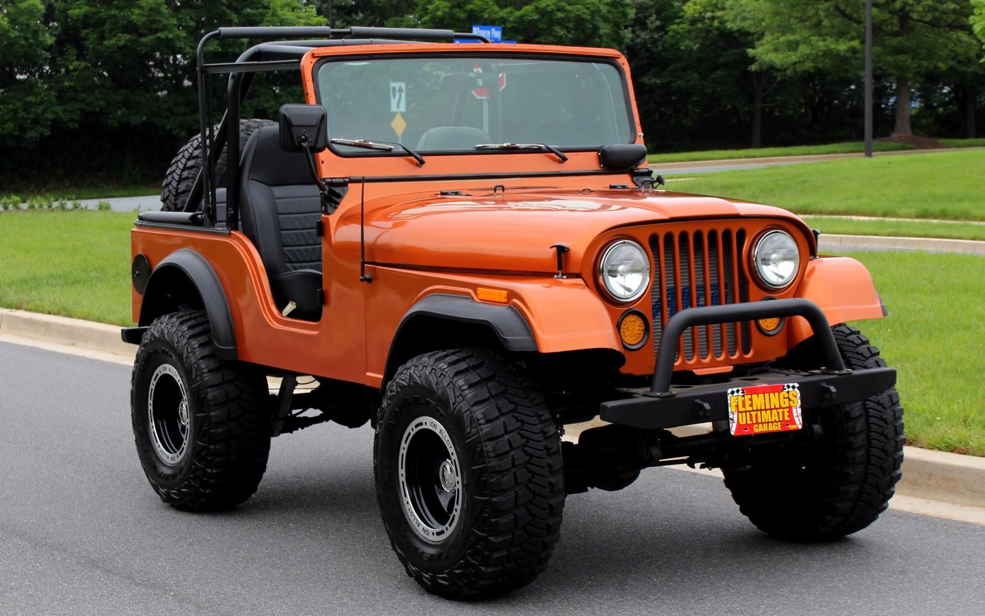 CJ5 Jeep Orange