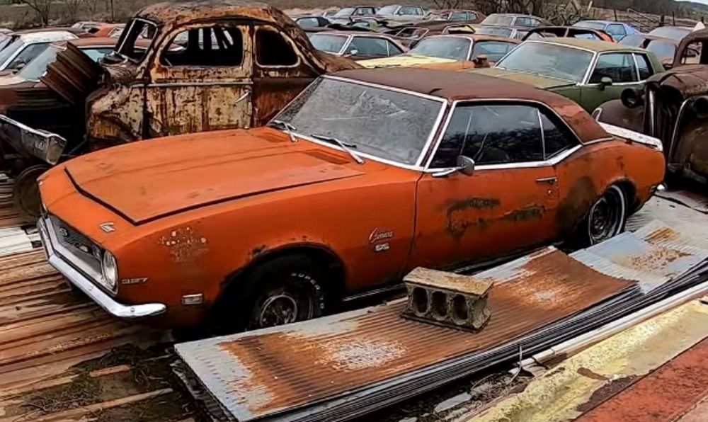 A base model of the first-generation Chevrolet Camaro