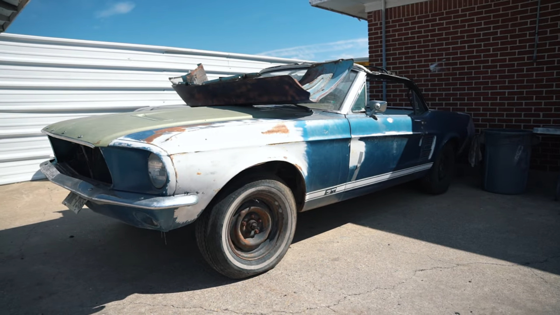 Rare 1967 Ford Mustang S-Code Convertible Hasn't Been Driven in 40 Years