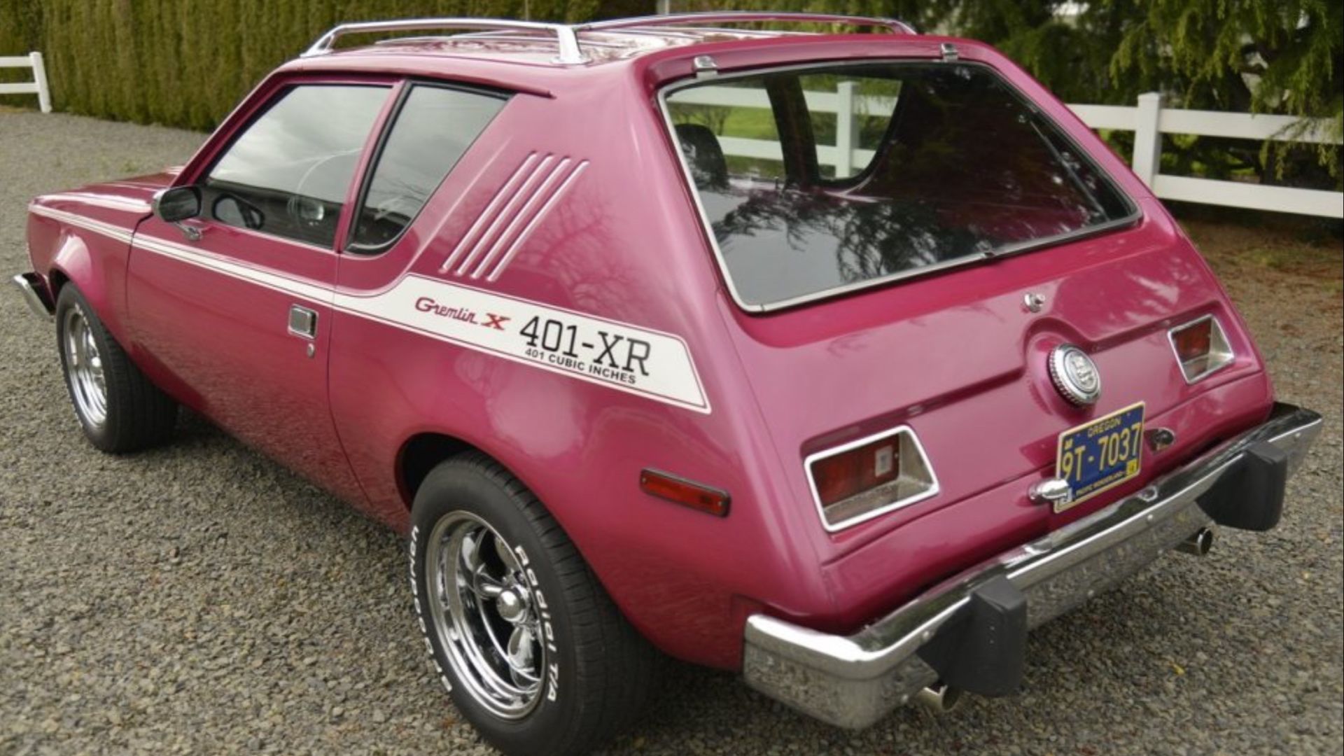 Purple 1974 AMC Gremlin 401XR