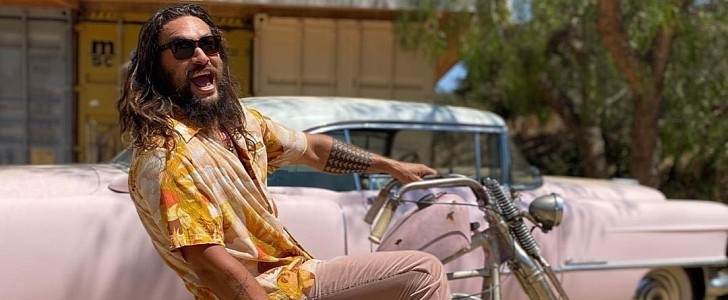 Jason Momoa's Pink Cadillac