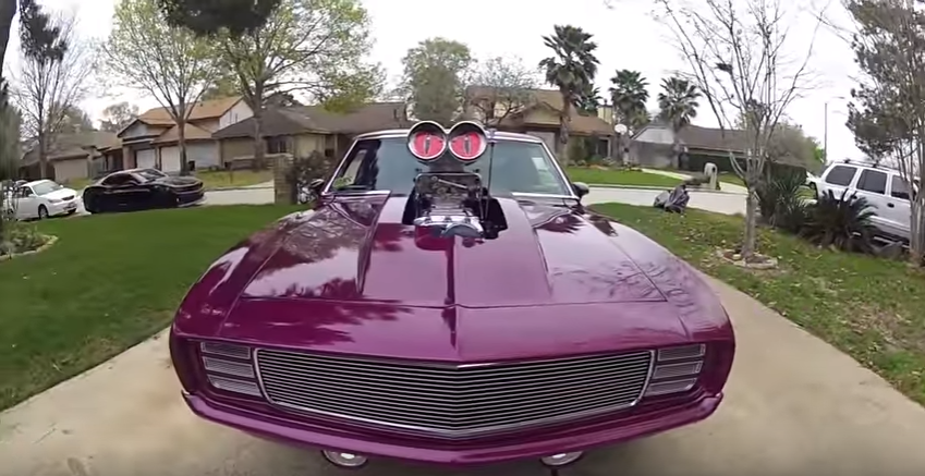 This Bad To The Bone Supercharged '69 Pro Street Camaro Will Blow Your Mind!  -