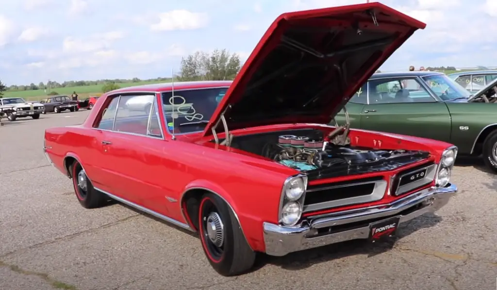 1965 pontiac gto 389 tri power drag racing