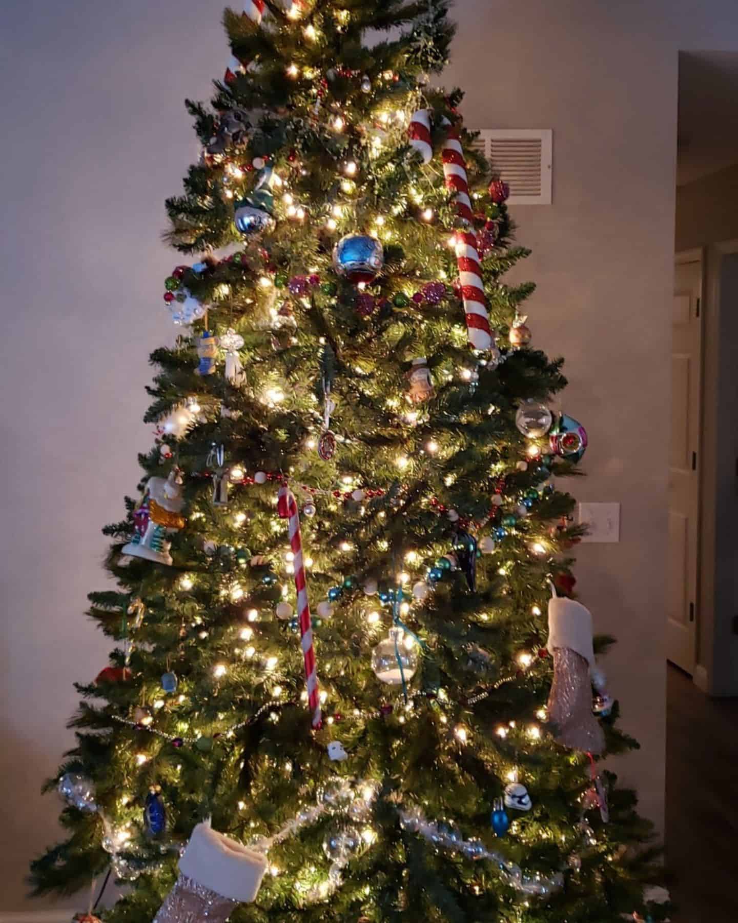 decorated christmas tree