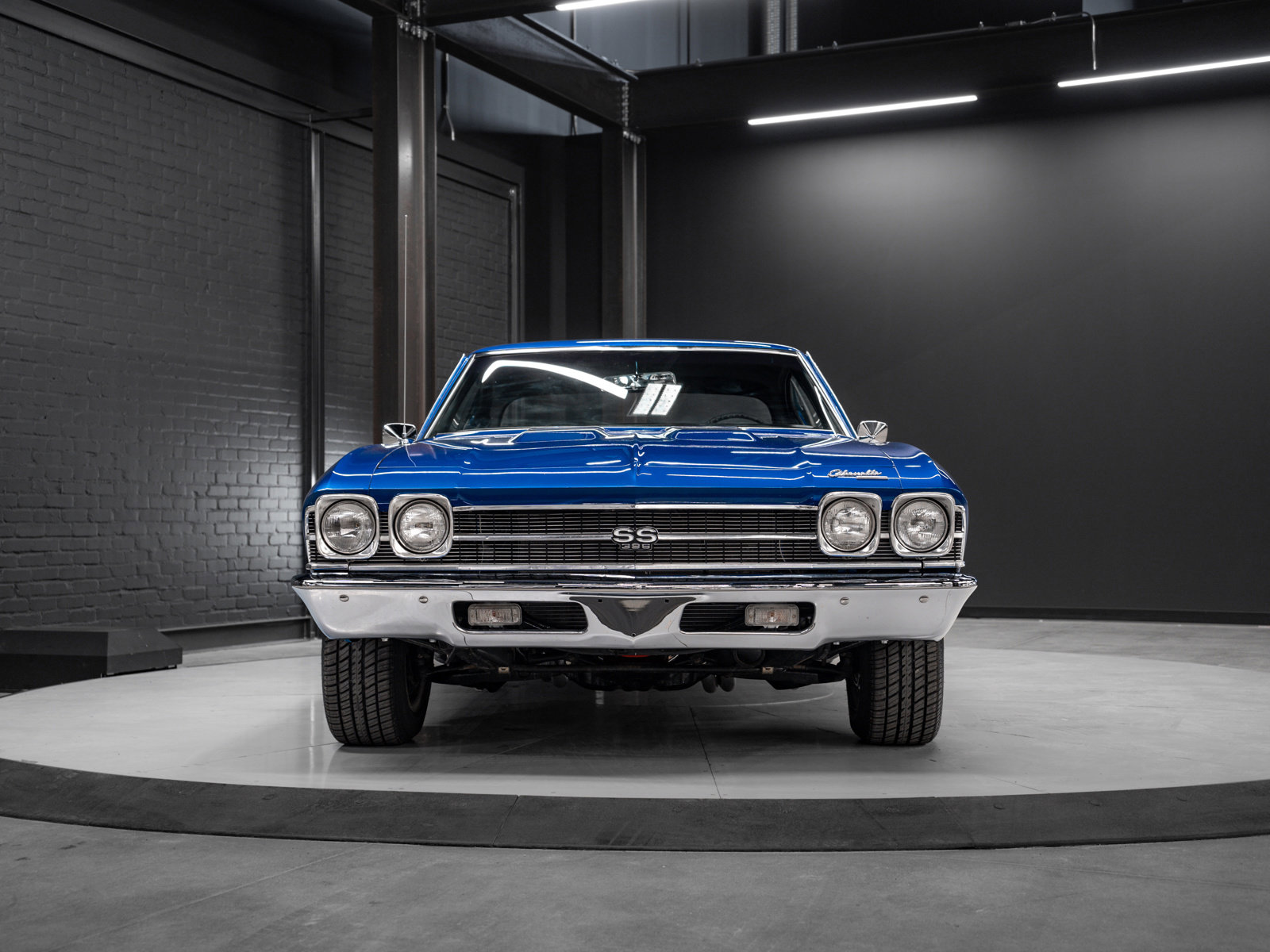 Used 1969 Dark Blue Chevrolet Malibu | 396 Big Block Replacement Engine | SS Hood & Stripes | Chevy Rally Wheels image 3