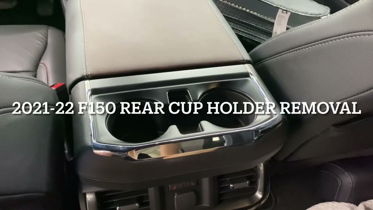 2021-22 F150 Rear Cup Holder Removal/Replacement - YouTube